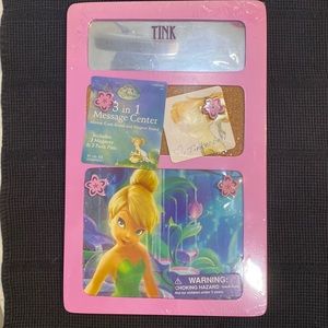 Disney Tinkerbell bundle includes message board, pixie wand pen, & sticky notes